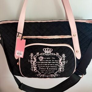 Juicy Couture Tale Weekender Quilted Bag NWT